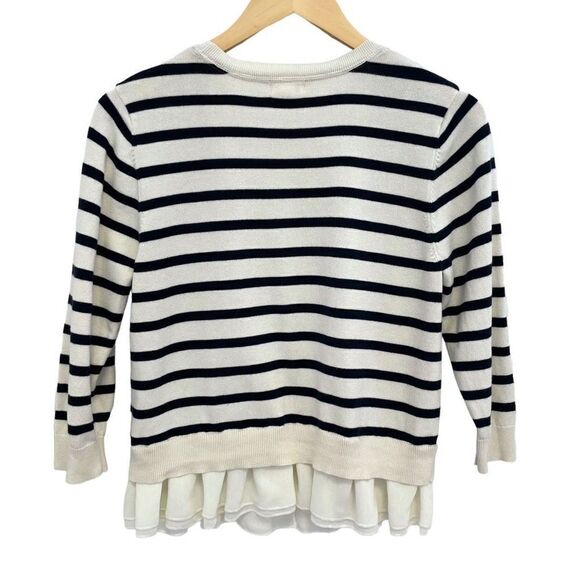 Maison Jules Stripped Cardigan 100% Cotton - Picture 4 of 6